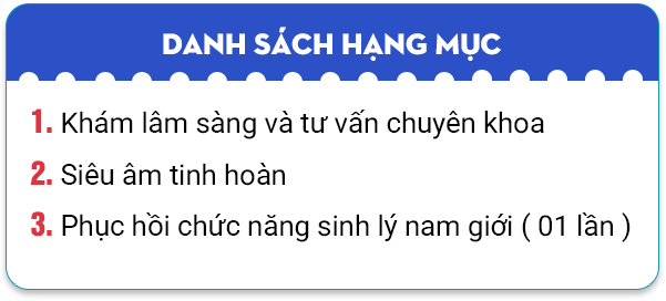 Hạng mục gói khám