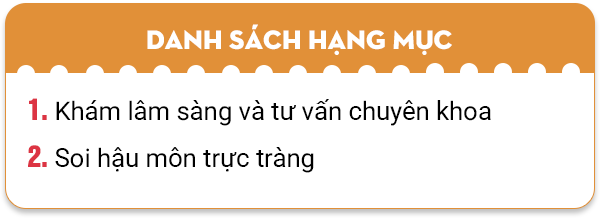 Hạng mục gói khám