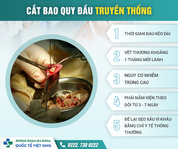 Cắt bao quy đầu thẩm mỹ công nghệ Hàn Quốc