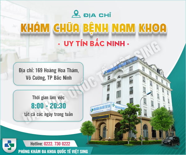 Phòng khám Đa khoa Việt Sing  – Địa chỉ khám chữa bệnh nam khoa uy tín