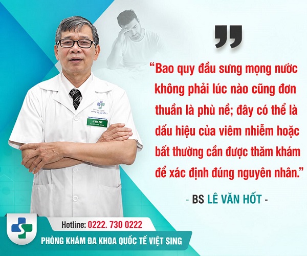 Bao quy đầu – sưng mọng nước bất thường: Cảnh báo vấn đề gì?